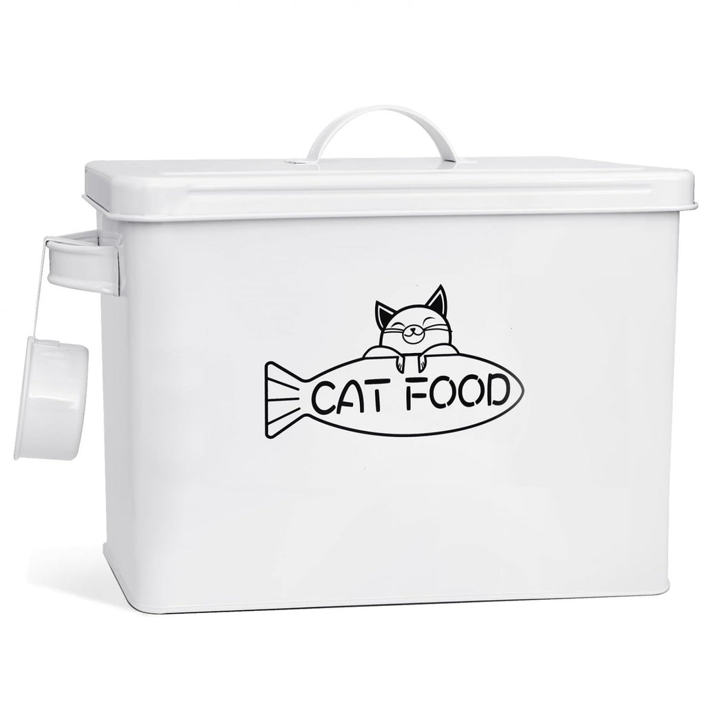 Large Airtight Pet Food Storage Container with Lid and Scoop 12-13 lbs O663406