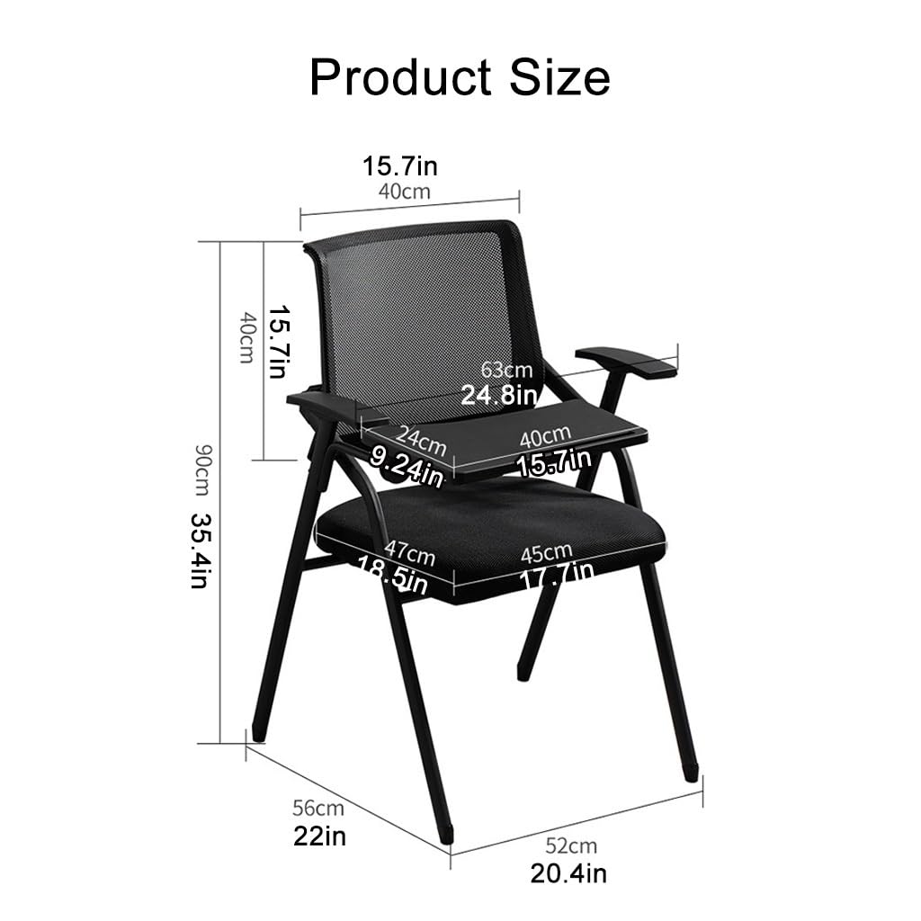 Mesh Office Chair with Lumbar Support and Desk C862832