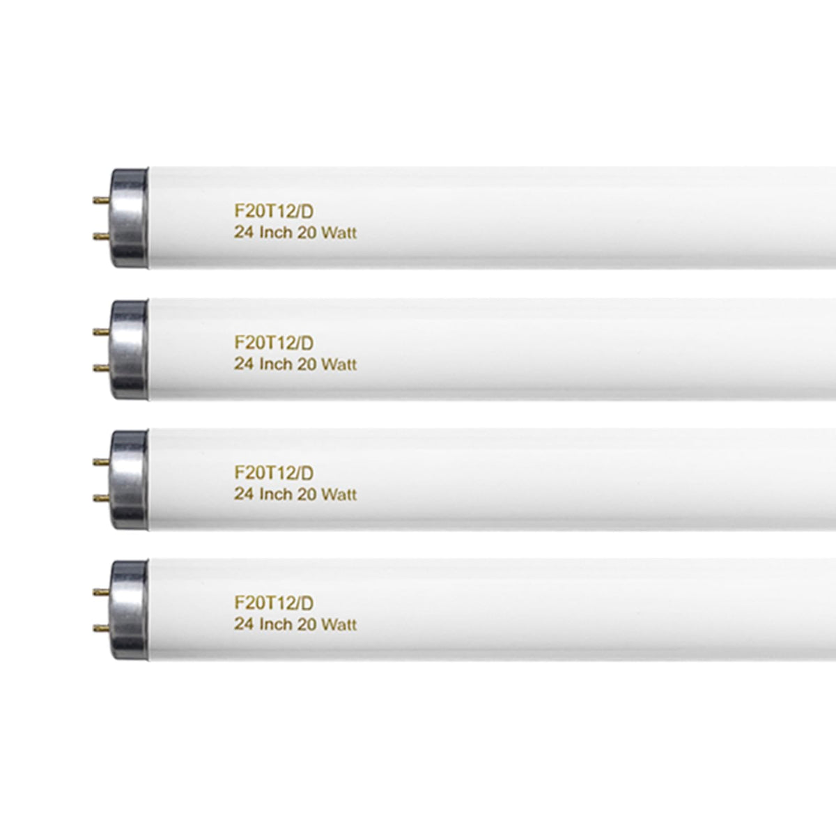 20 Watt T12 Fluorescent Tube Light Bulb Daylight 4 Count M594000