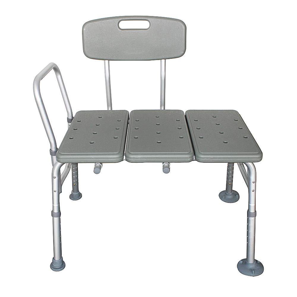 Tub Transfer Bench with Backrest and Armrest Y1878