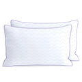 King Size Set of 2 Down Alternative Microfiber Bed Pillows S22078