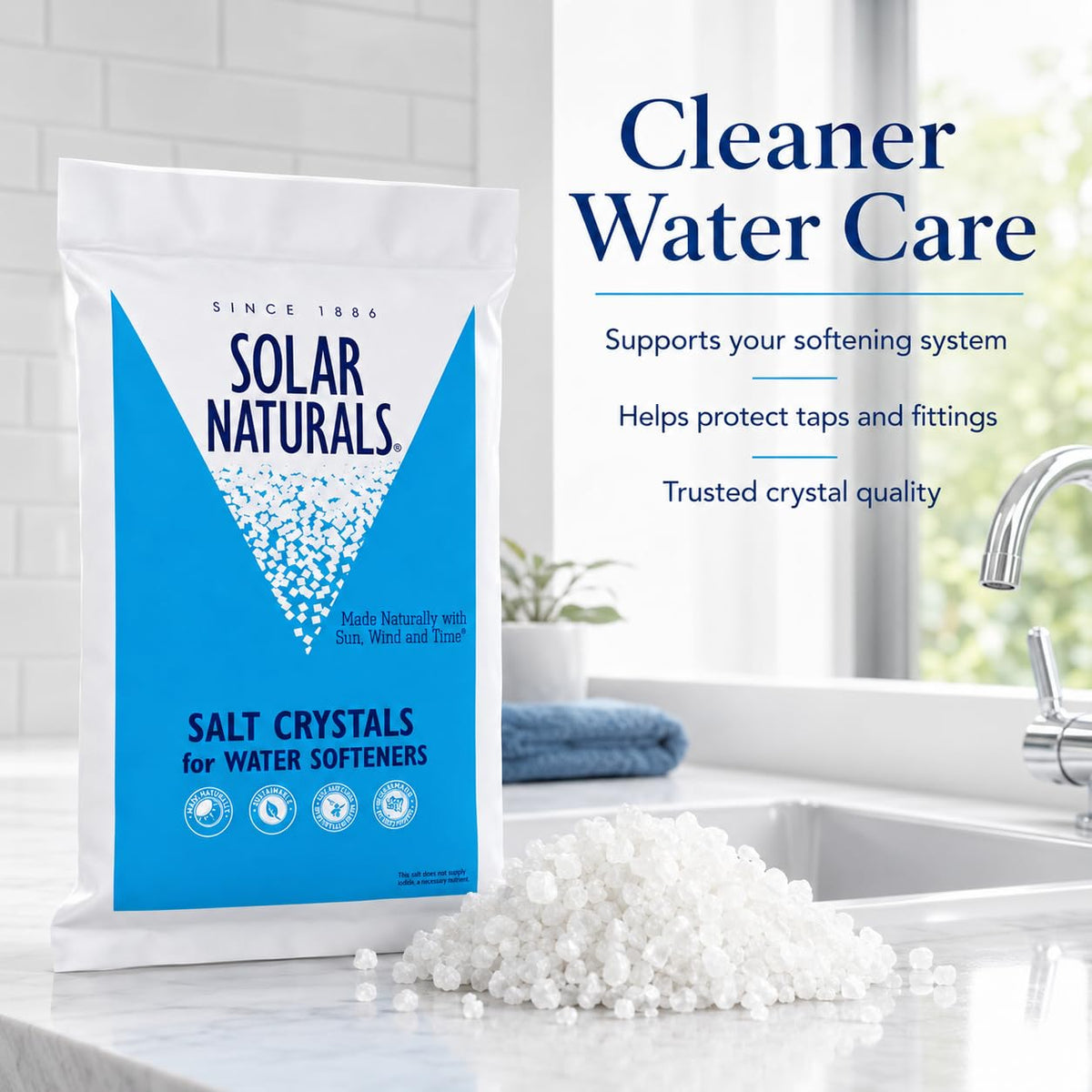 Natural Salt Crystals 40lb 4-Pack S393