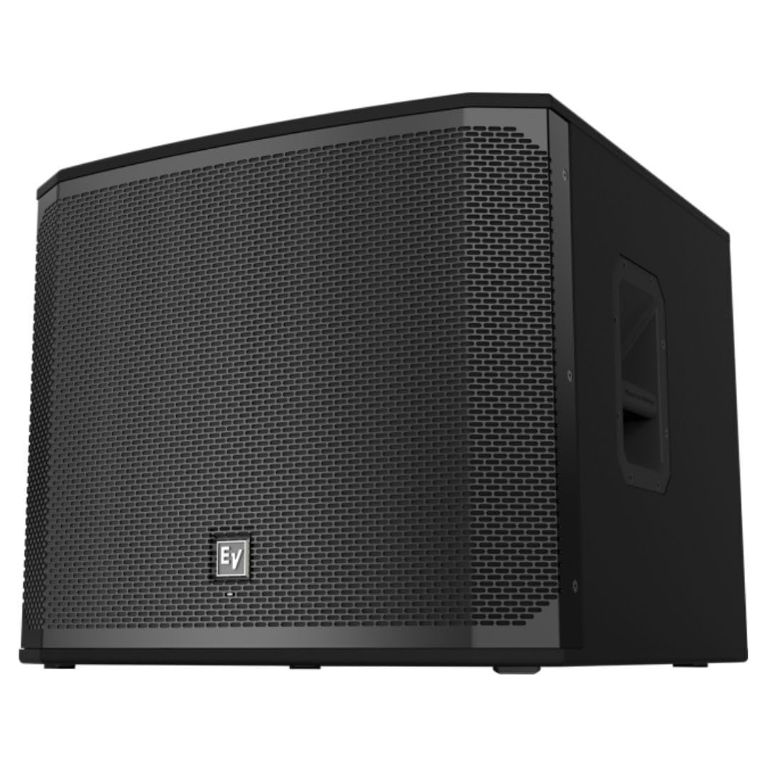 Black 1300W Powered Subwoofer X975148