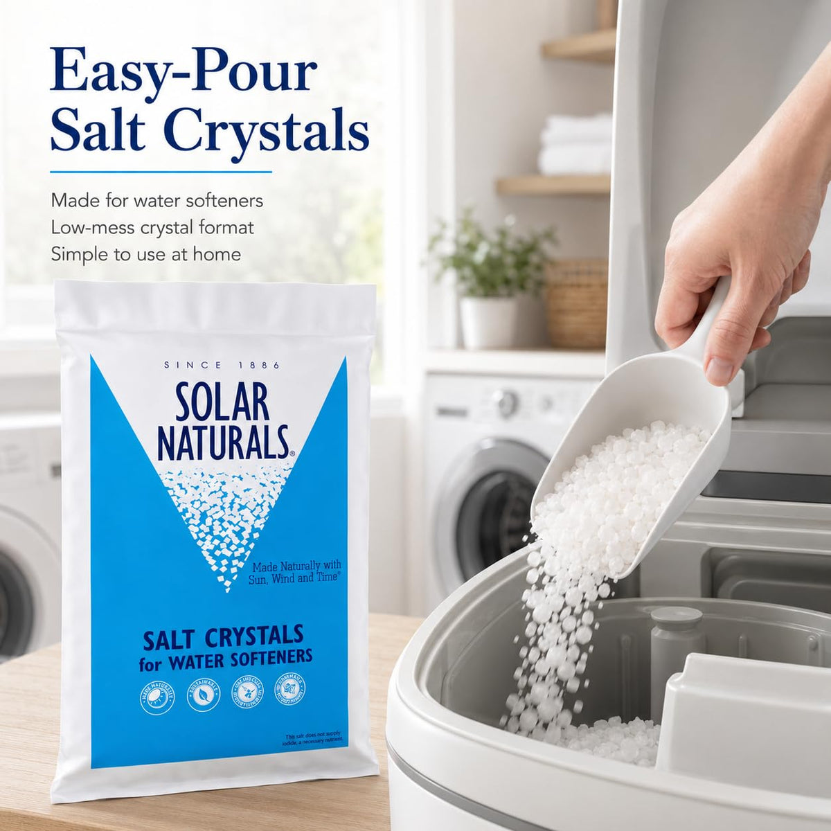 Natural Salt Crystals 40lb 4-Pack S393