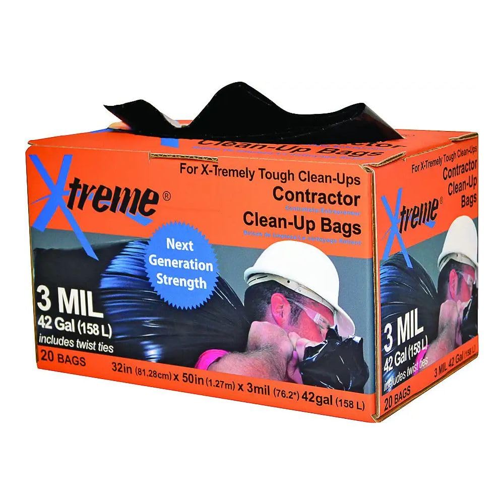 42 Gallon Black Contractor Bag B8245
