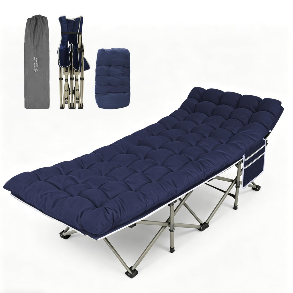 Folding Camping Cot Bed 32" Wide Oxford B3315
