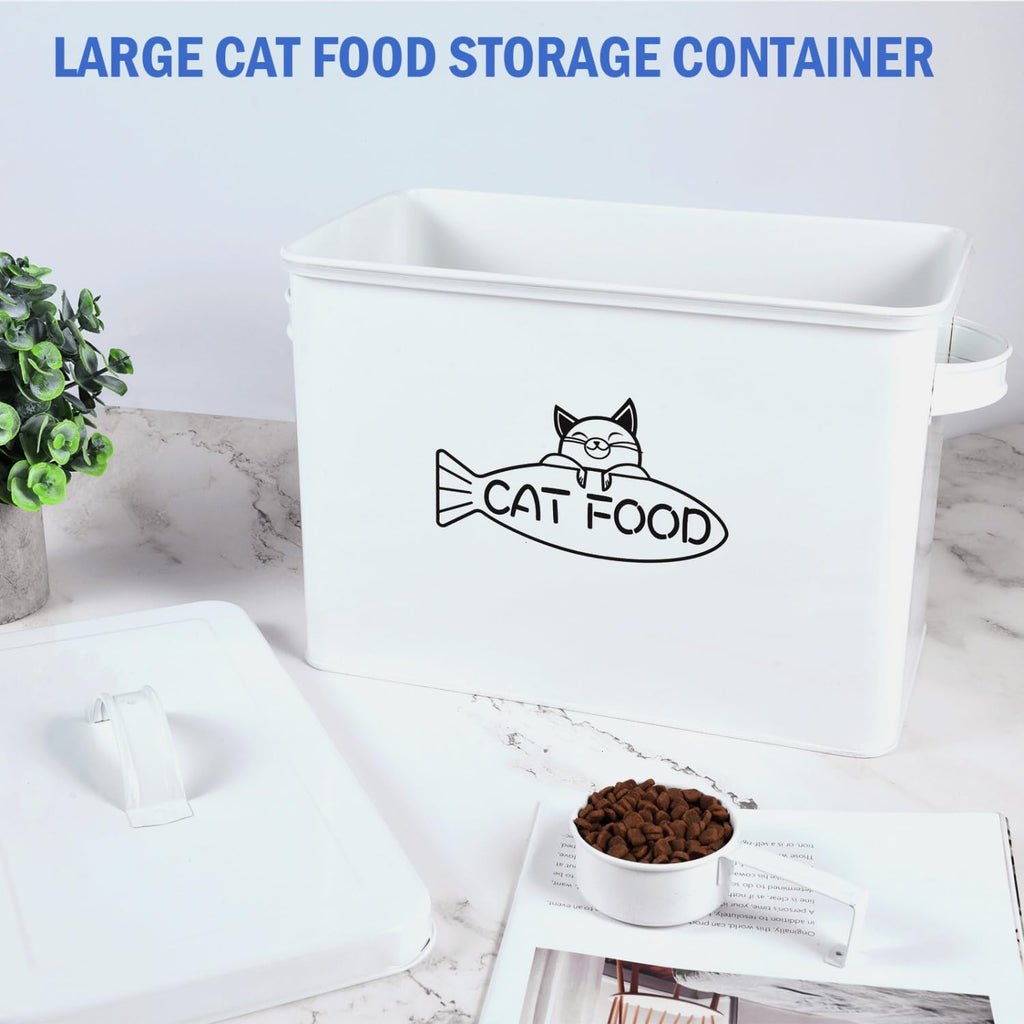Large Airtight Pet Food Storage Container with Lid and Scoop 12-13 lbs O663406
