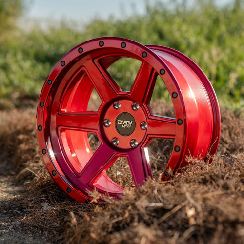 20x9 5x5 -12mm Candy Red Wheel Rim S5918