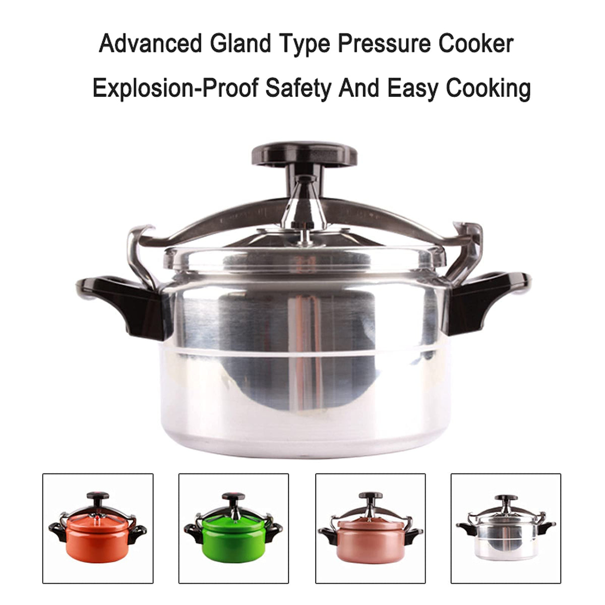 Camping Pressure Cooker Aluminum Alloy 2L A4701