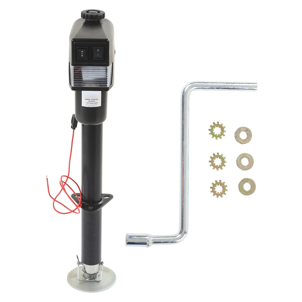 Electric Trailer Jack 3500lbs Heavy Steel W7564