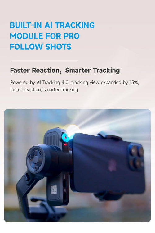 3-Axis Phone Gimbal Stabilizer with Integrated Grip V1947