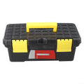 10 Inch Black Plastic Toolbox with Dual Layer Organization F35943