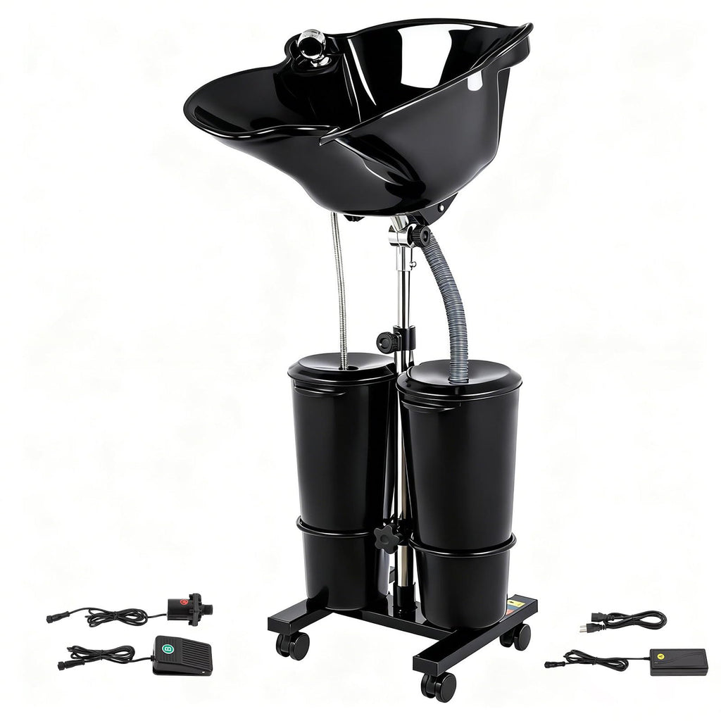 Portable Shampoo Bowl with Electric Pump R4241