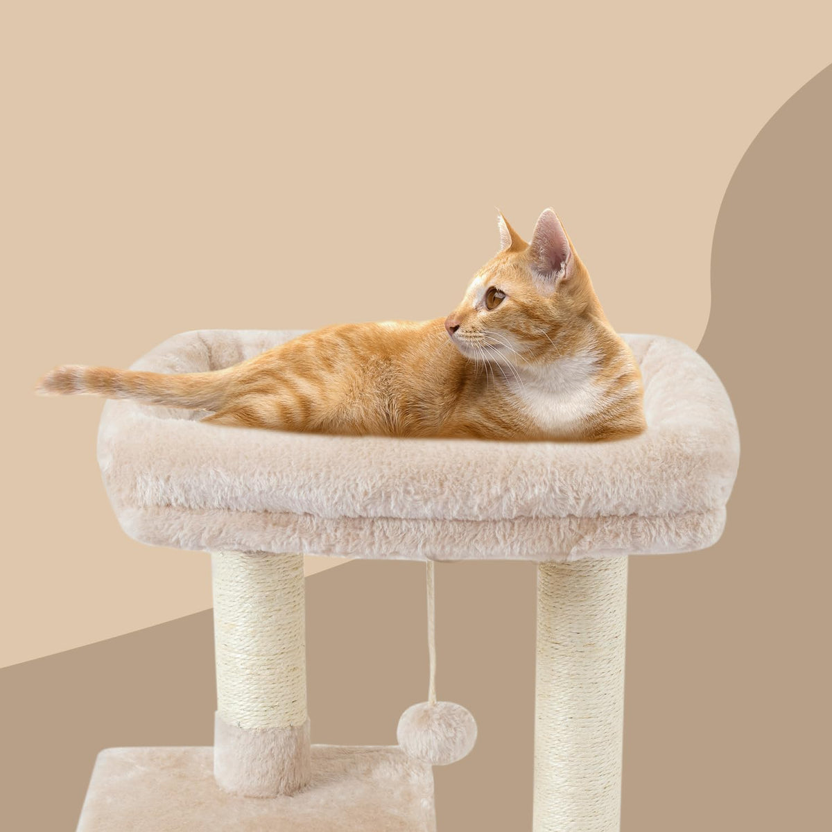 Cat Tree with Sisal Scratching Posts K173