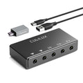USB Audio Interface with Stereo Microphone Input and Headphone Jack W484