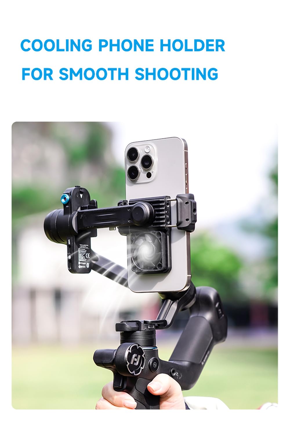 3-Axis Phone Gimbal Stabilizer with Integrated Grip V1947