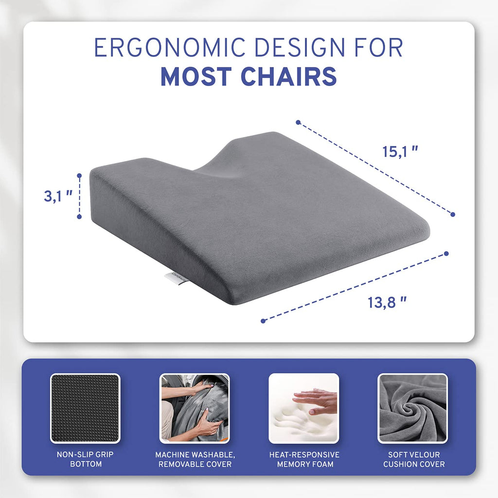 Memory Foam Wedge Seat Cushion I45877