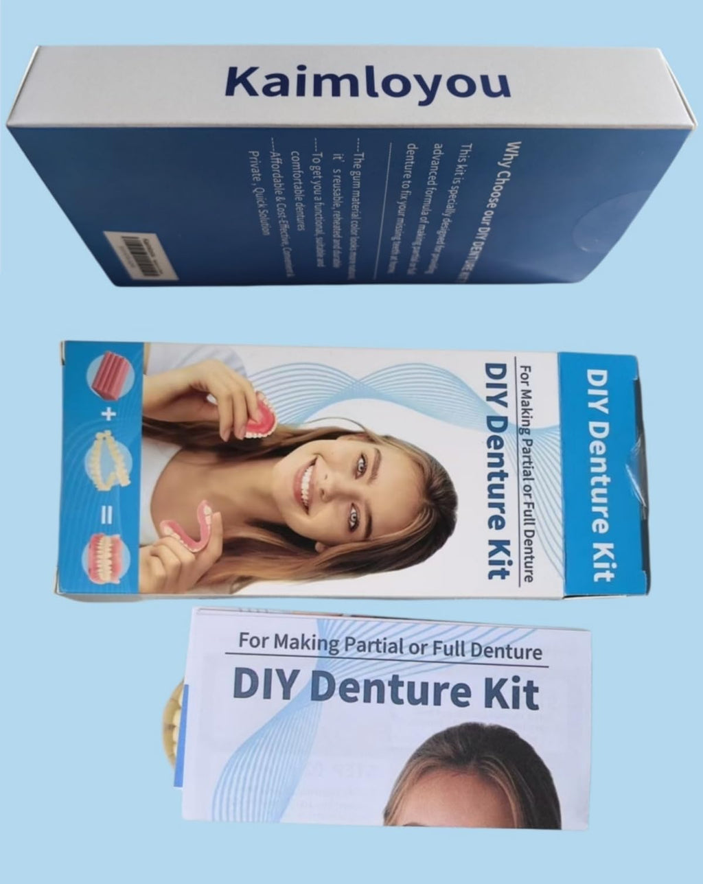 DIY Denture Full Set of Top and Bottom Fake Teeth C873
