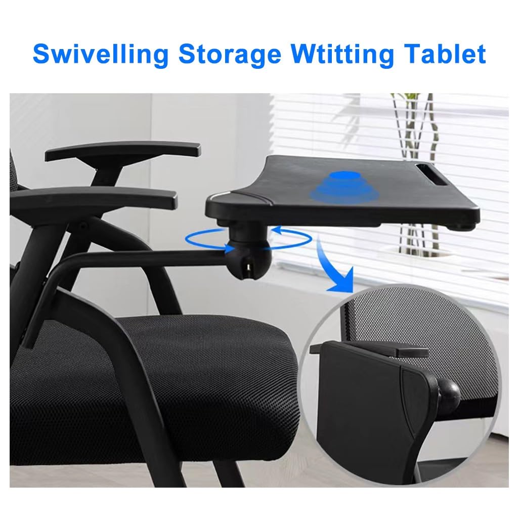 Mesh Office Chair with Lumbar Support and Desk C862832