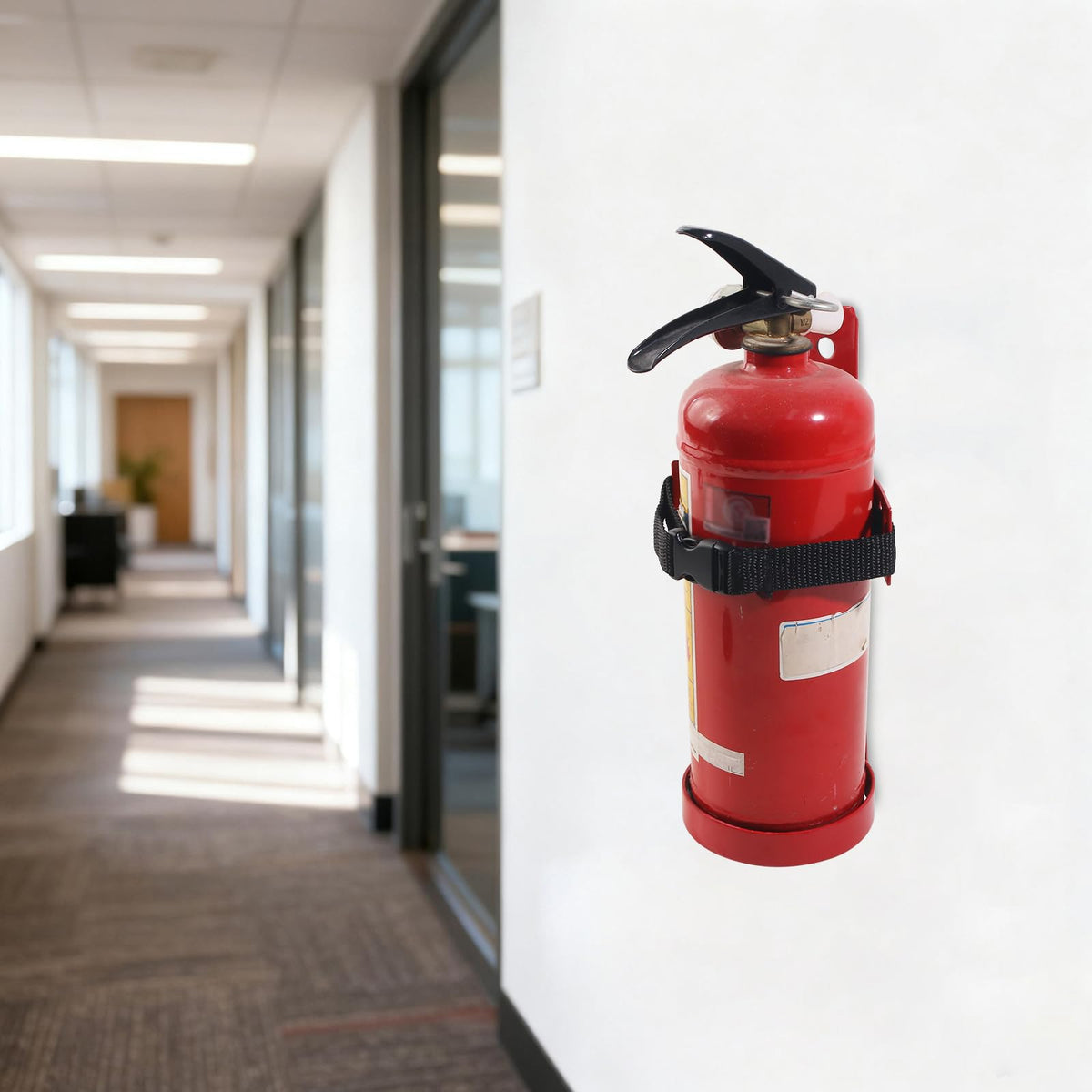 Fire Extinguisher Mount, 2.5LB Adjustable Straps Wall Hanging Holder 2Pcs Y3076