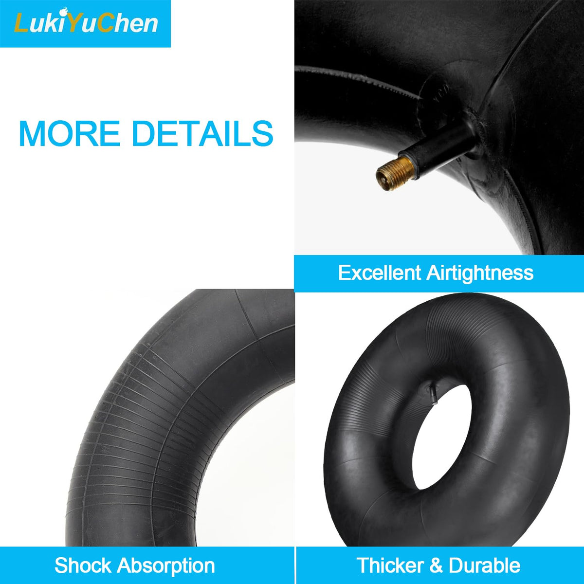 15x6.00-6 Inner Tube with TR13 Valve Stem 2/Pack N6599