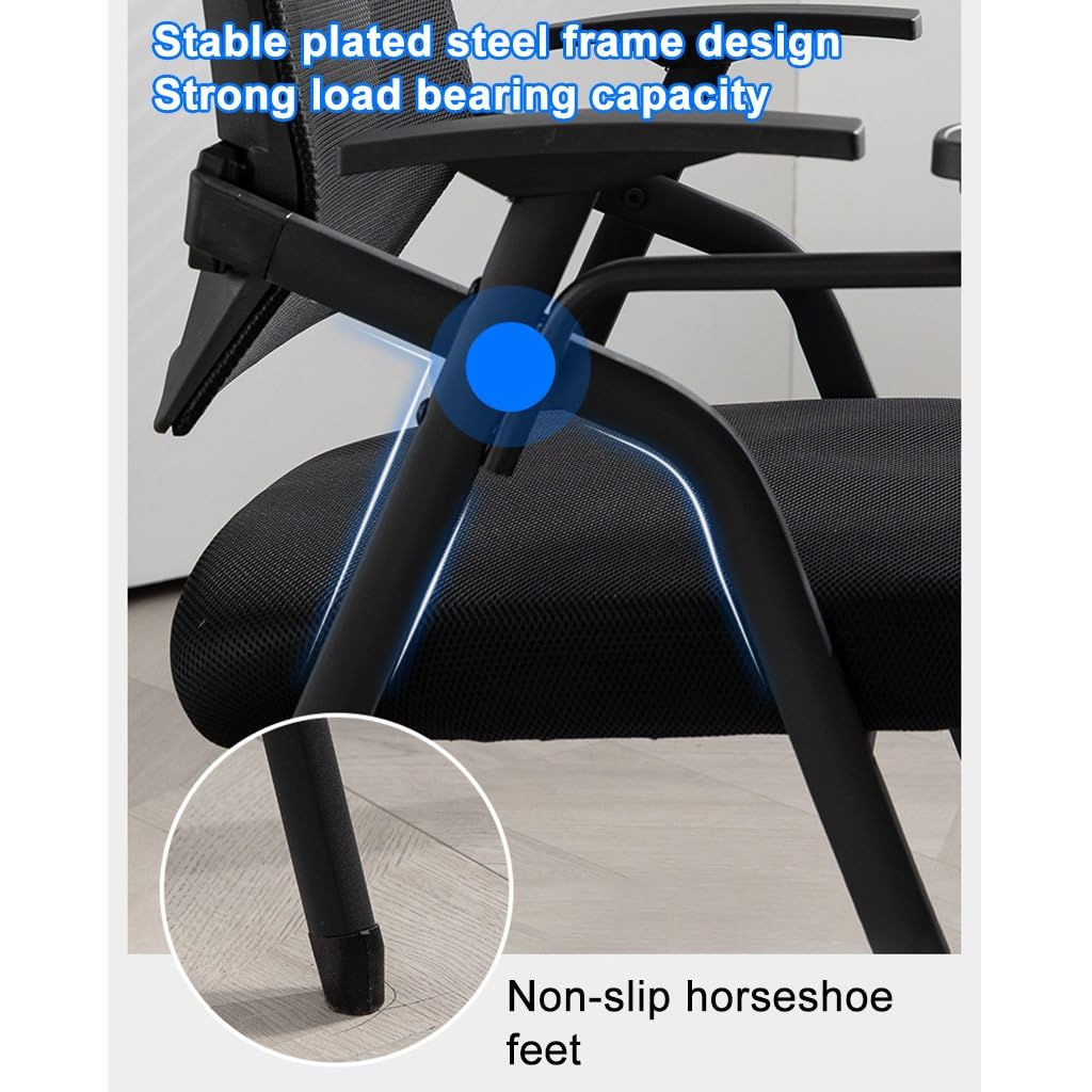 Mesh Office Chair with Lumbar Support and Desk C862832