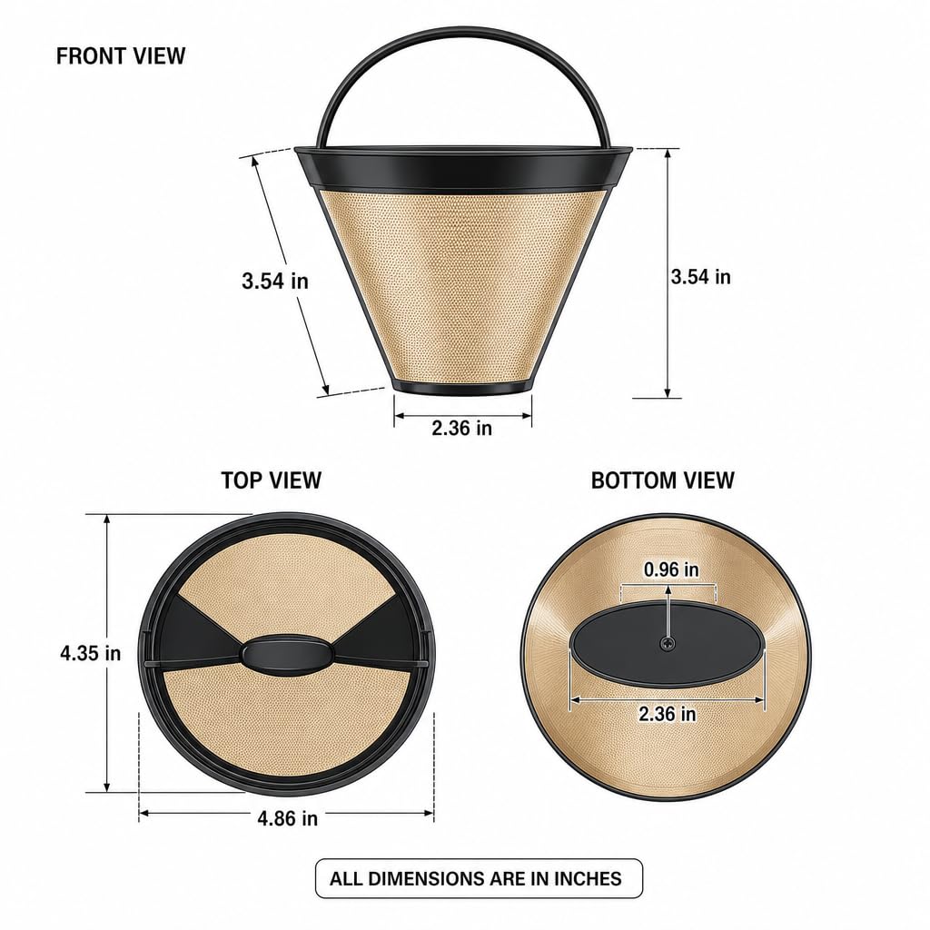 Reusable #4 Conical Coffee Filter X81495