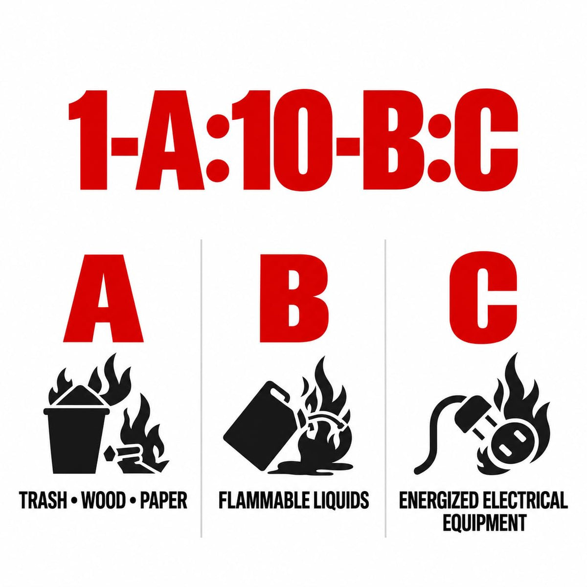 2.5 lb ABC Dry Chemical Fire Extinguishers 4-Pack P70541