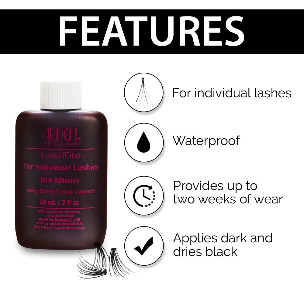Dark Eyelash Glue, 2 fl oz T611099