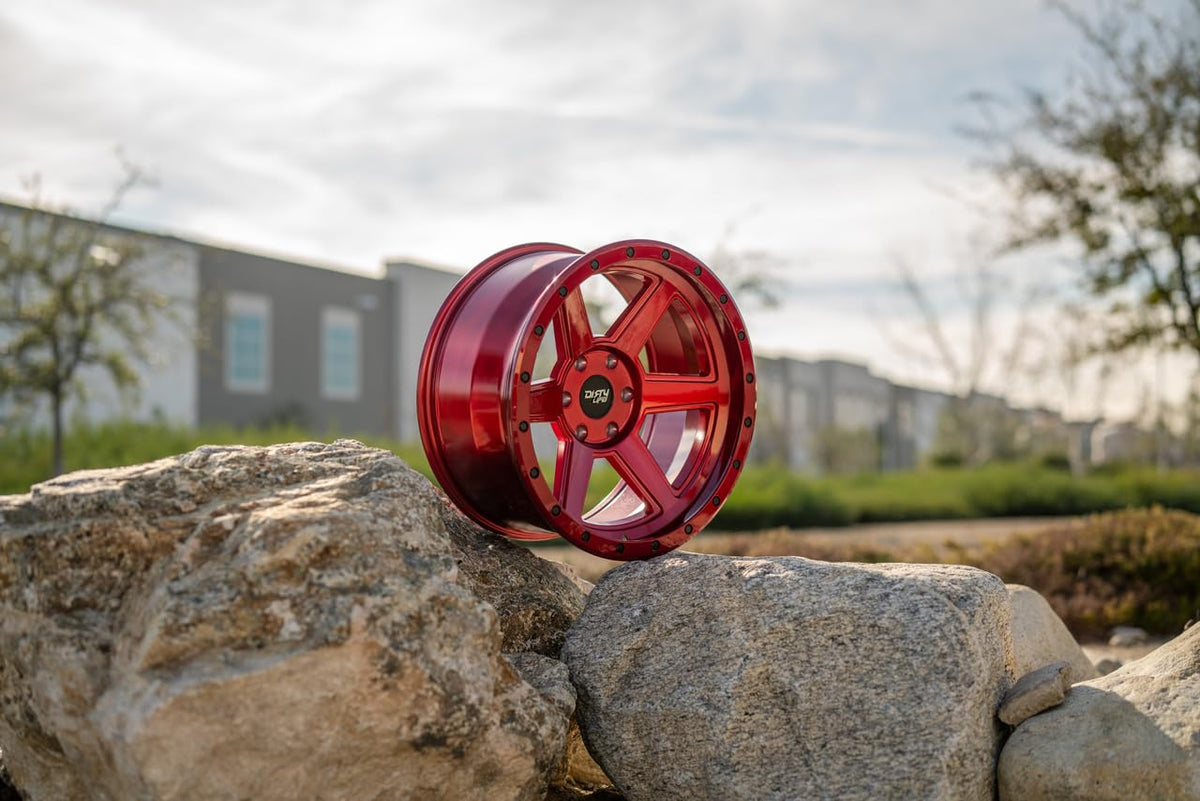 20x9 5x5 -12mm Candy Red Wheel Rim S5918