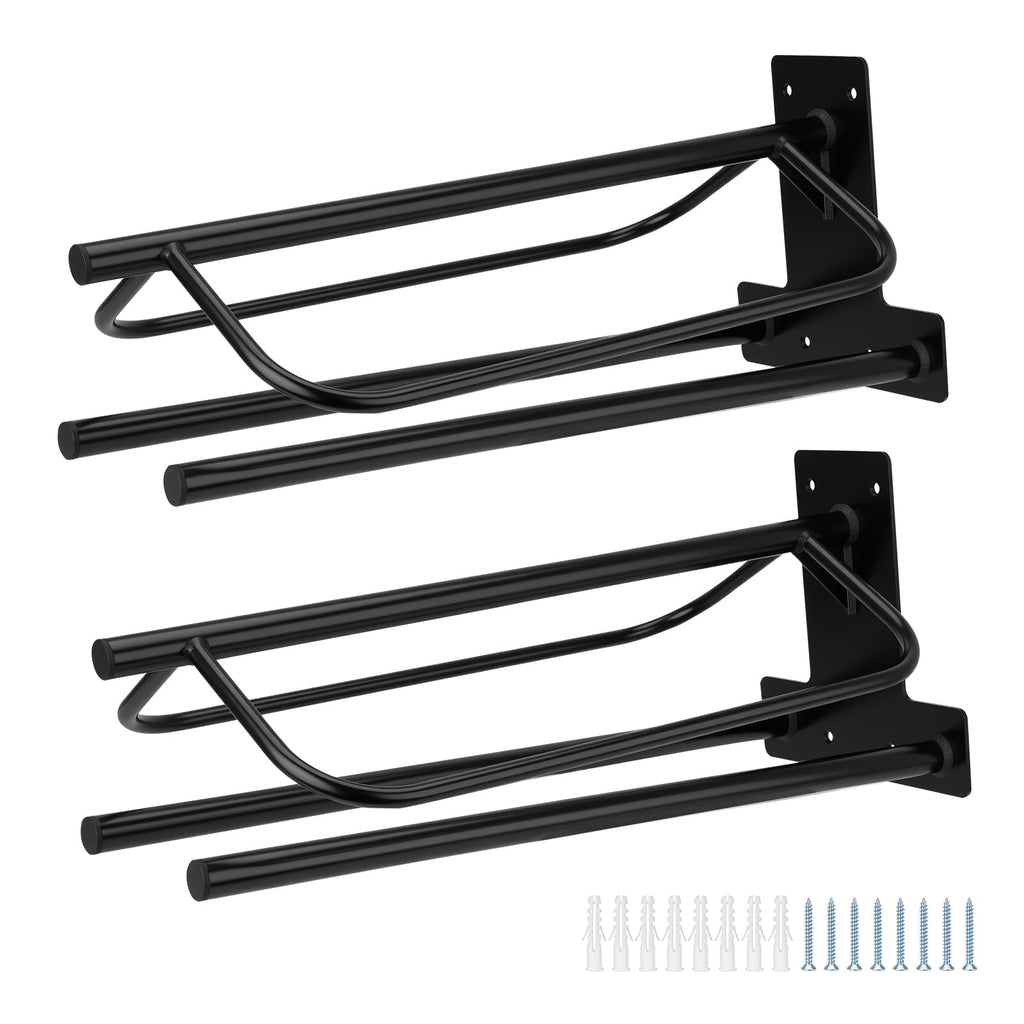 2 Pack Wall Mounted Saddle Rack with Double Pad Bar X658