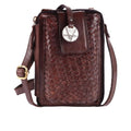 Genuine Leather Small Crossbody Bag with Adjustable Detachable Strap N2370