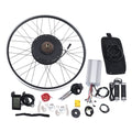 48V 1500W 700C Rear Wheel Electric Bike Conversion Kit with LCD Display L6246