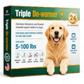Broad Spectrum Dog Dewormer Tablets with Pyrantel Pamoate, 24 Tablets Y244784