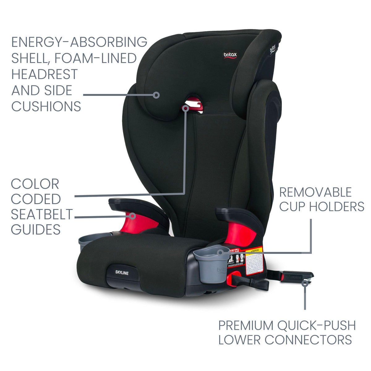 2-Stage Belt-Positioning Booster Car Seat H313