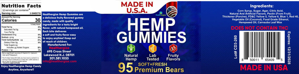 Hemp Gummies M3668