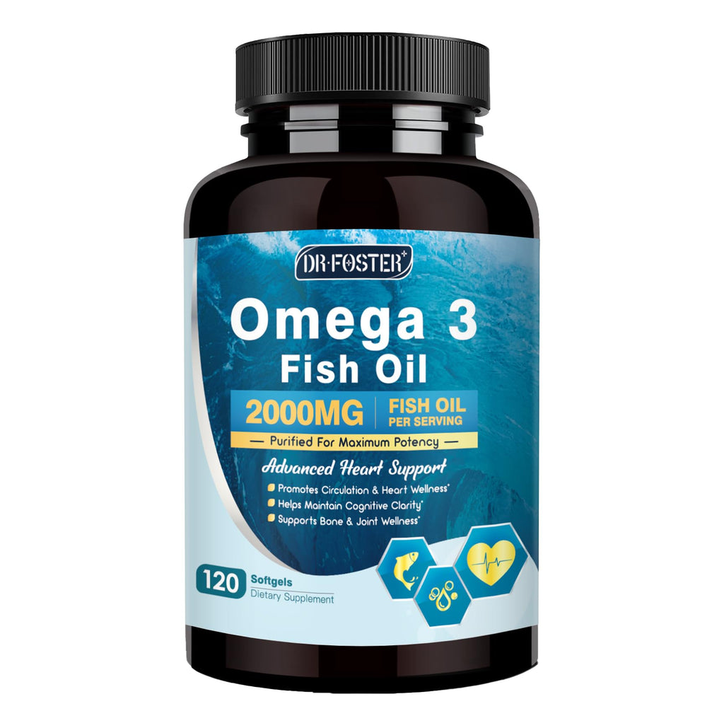 Omega-3 Fish Oil 2000mg 120 Softgels F3987