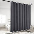 Grey 120 by 84 Inch Blackout Curtain Panel O1243