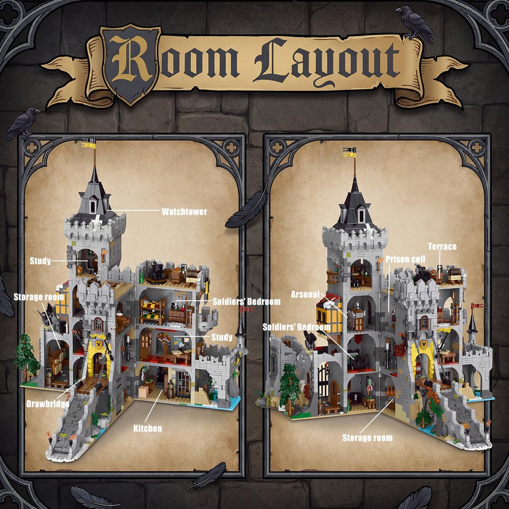 Medieval Castle Building 4961 Pcs R126