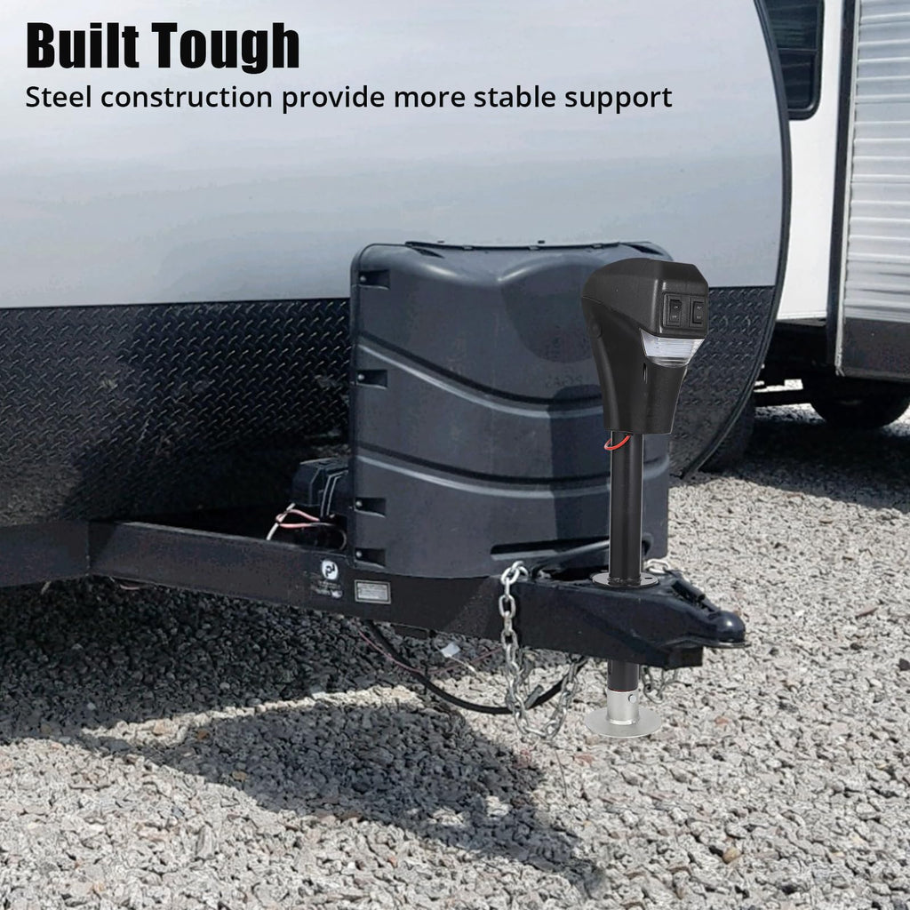 Electric Trailer A-Frame Tongue Jack 3,500 Lbs 18-Inch Stroke 12V DC B435