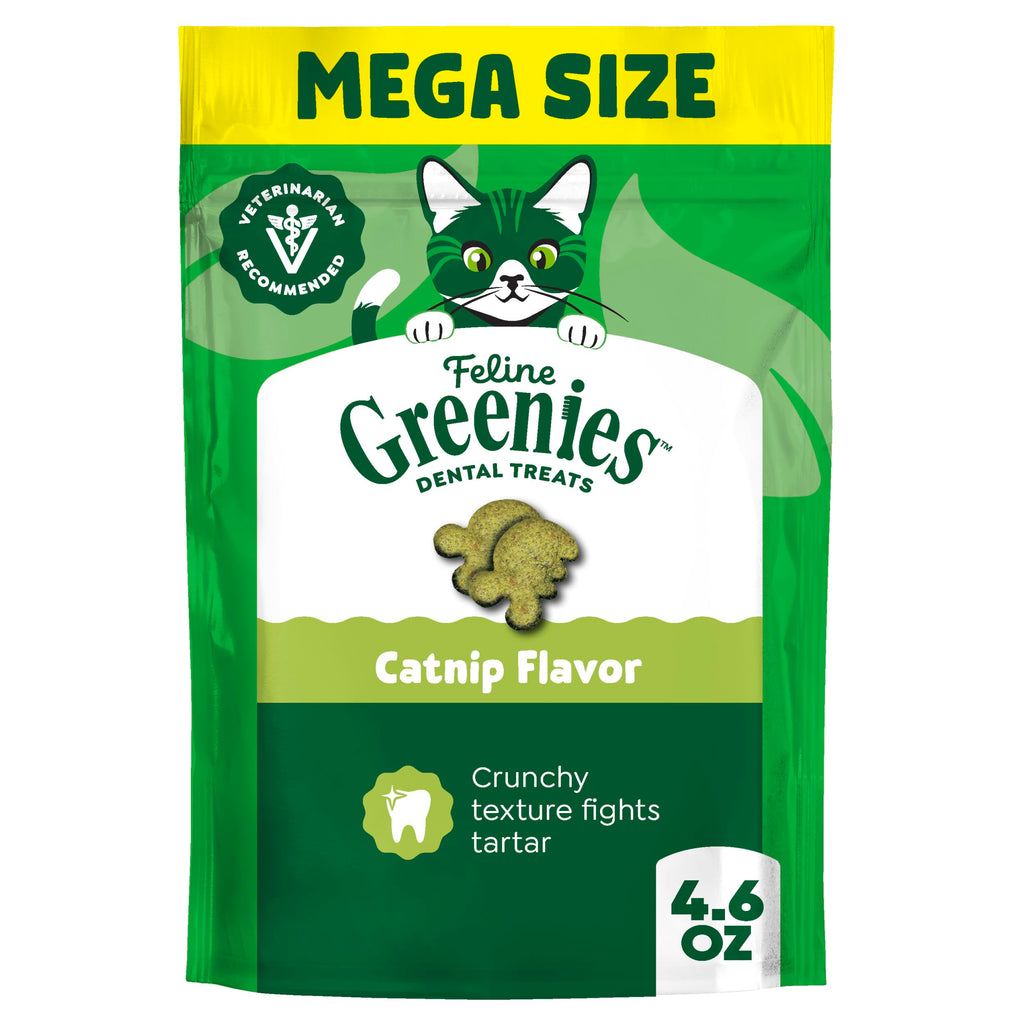 Catnip Flavor Dental Cat Treats 4.6 oz B990