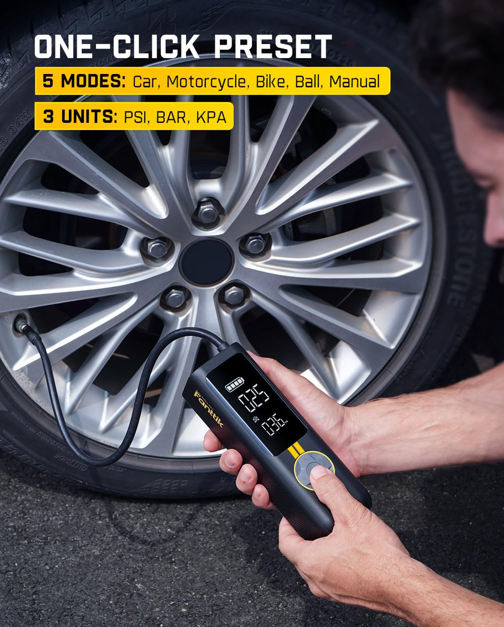 Tire Inflator Portable Air Compressor E71908