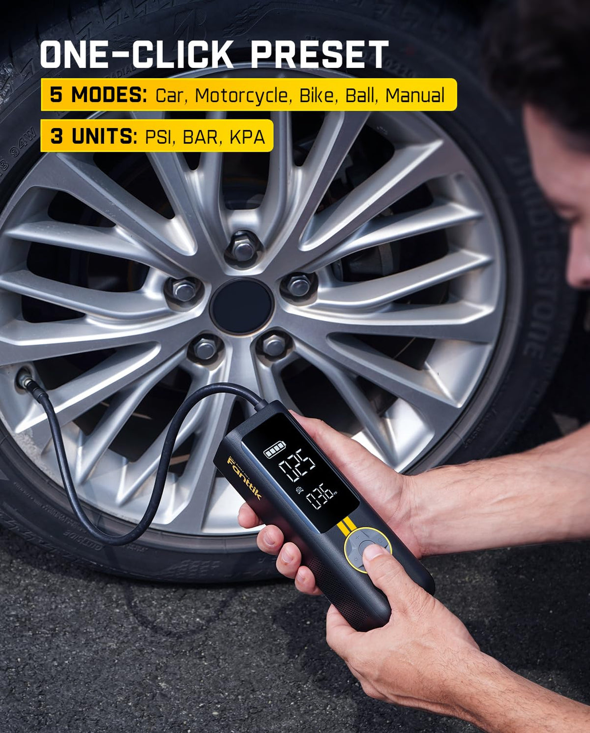 Tire Inflator Portable Air Compressor E71908