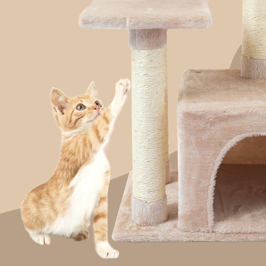 Cat Tree with Sisal Scratching Posts K173