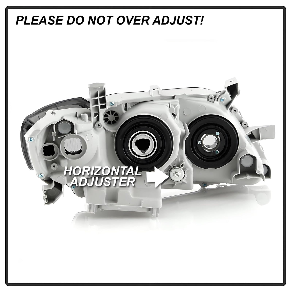 Headlights Assembly for 2007 2008 2009 Toyota Camry Chrome Housing Clear Lens Q148703