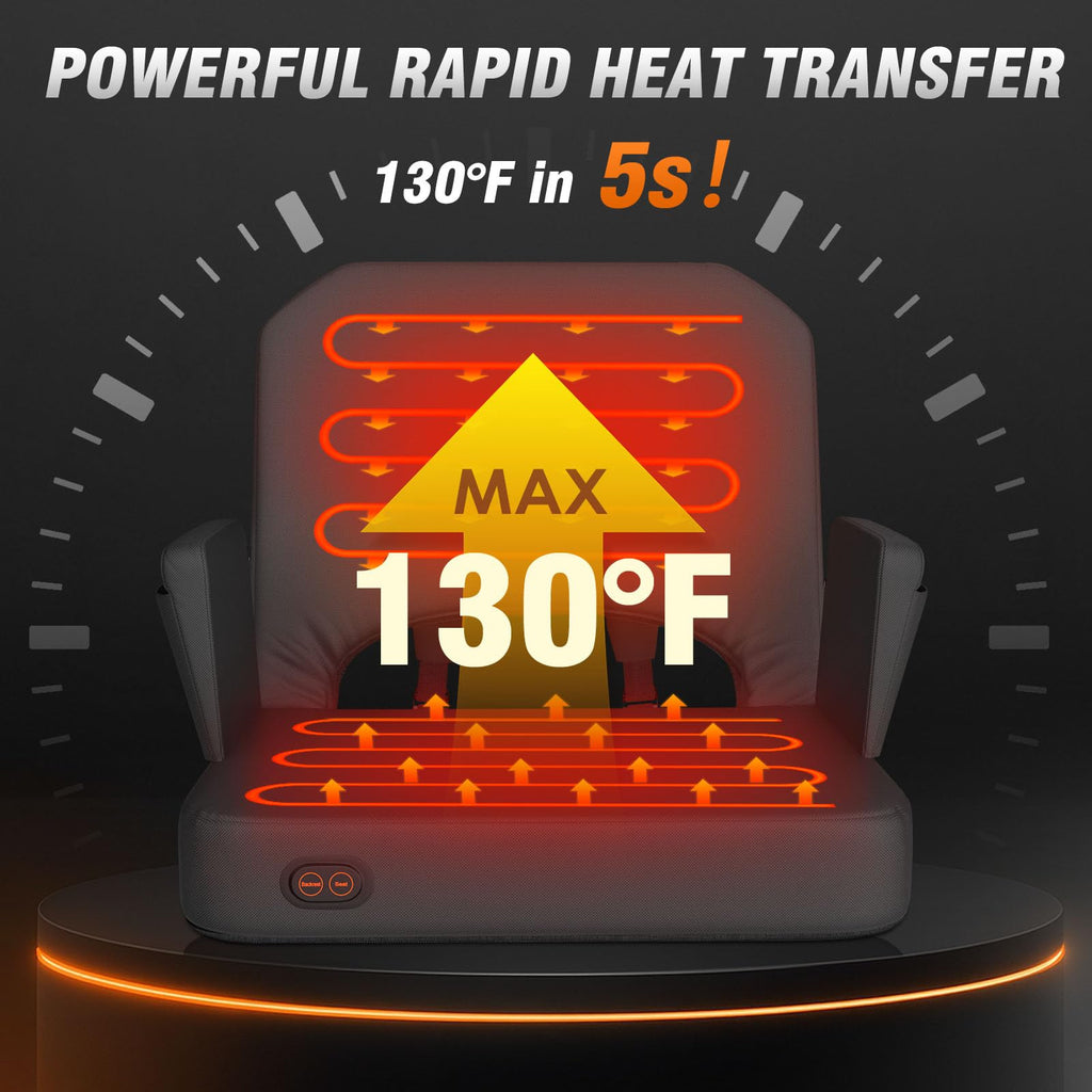 Heated Stadium Seats for Bleachers with Foldable Armrests A759494