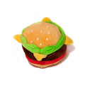 Hamburger Dog Toy with Squeaker V4708
