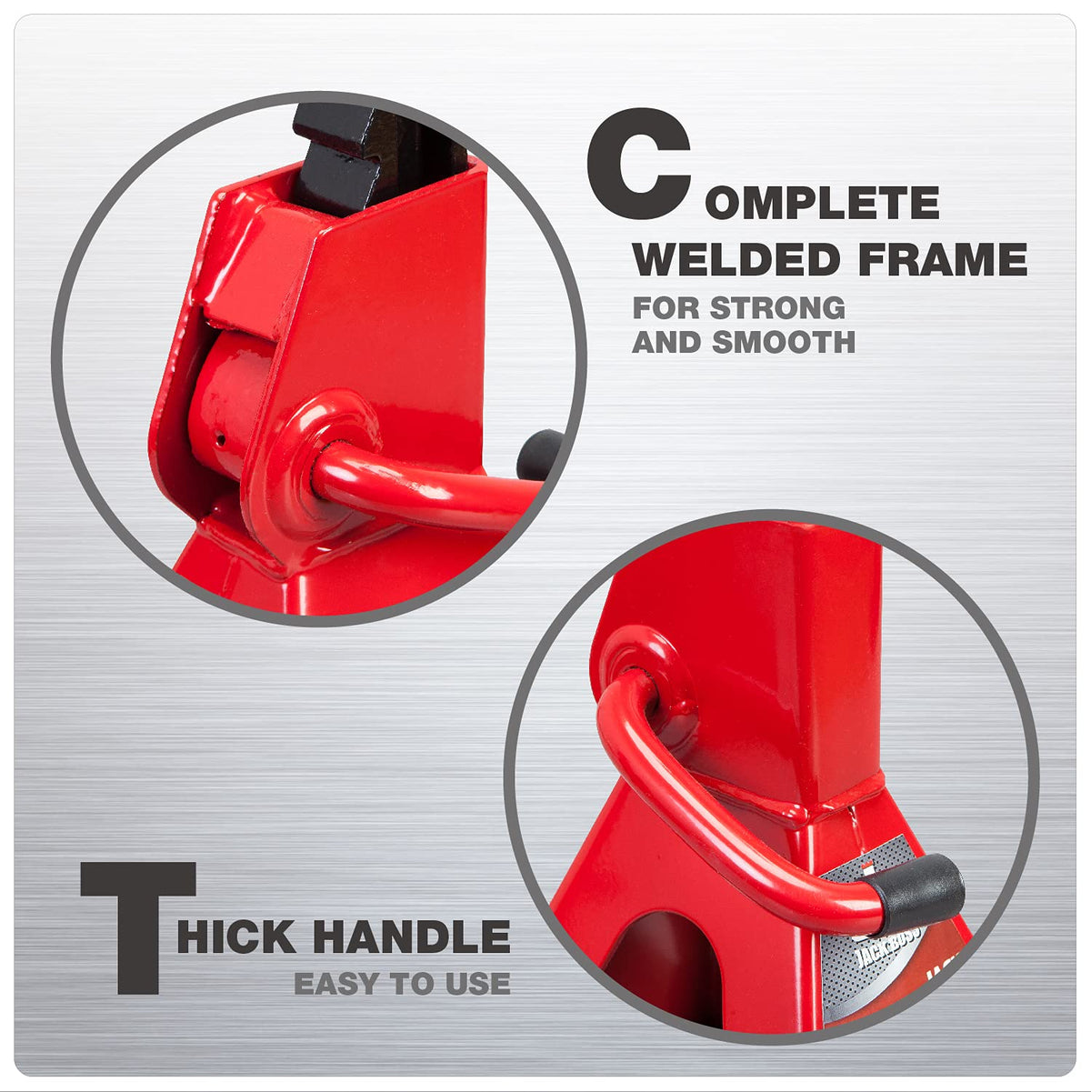 3 Ton Low Profile Aluminum and Steel Car Jack with Jack Stand A160776