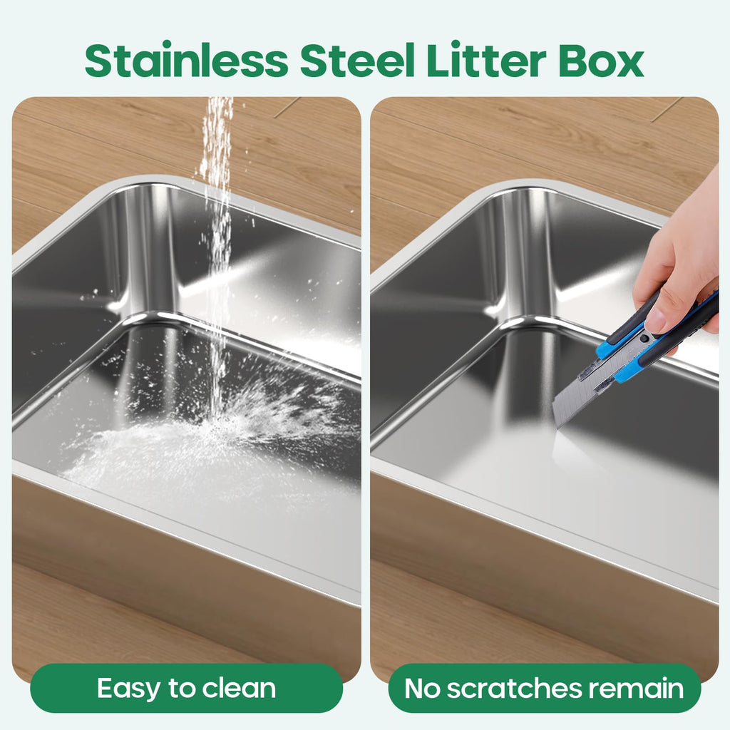 Stainless Steel Cat Litter Box F36362
