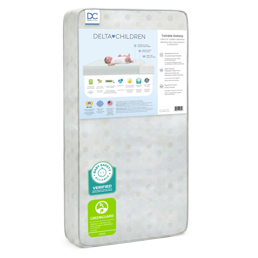 Dual Sided Crib and Toddler Mattress E704571
